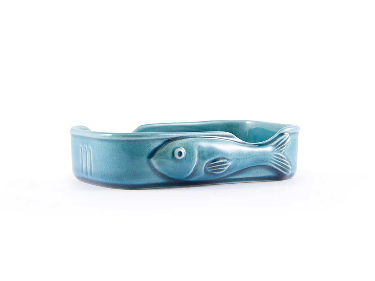 Jose Gourmet Fish Ceramic Blue Jade, 1ea