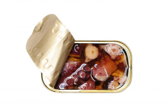 Jose Gourmet Octopus in Olive Oil with Garlic, 120g - Image 2