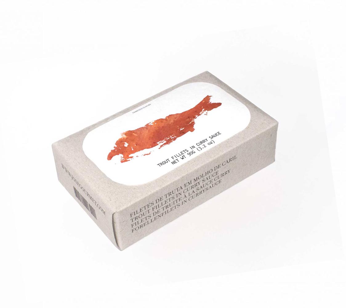 Jose Gourmet Trout Fillets in Curry Sauce, 90g