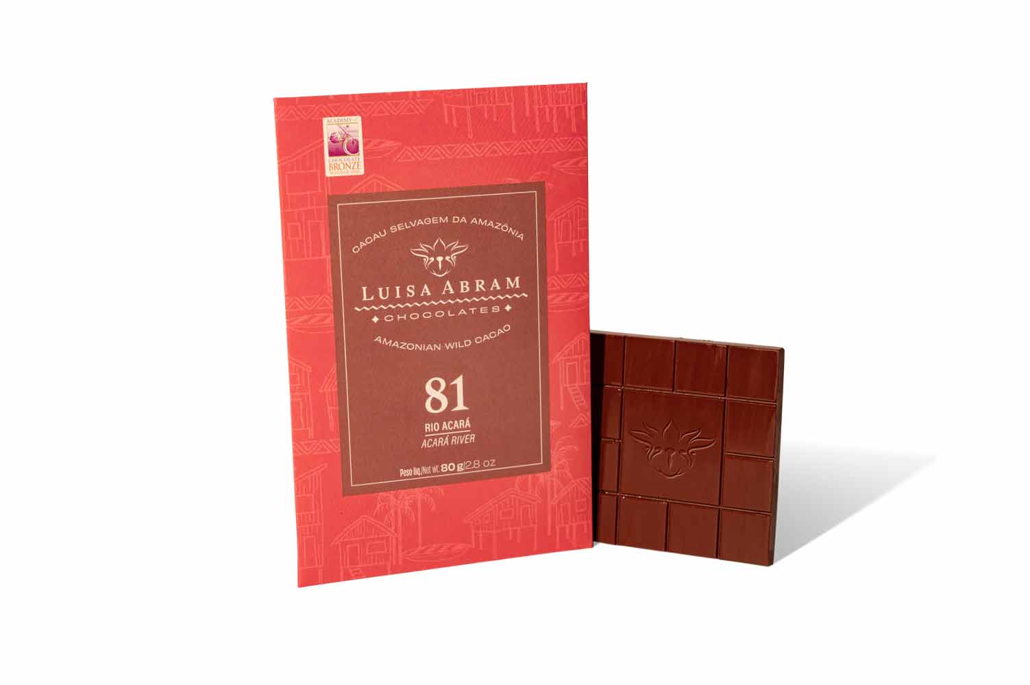 Luisa Abram Rio Acará Wild Cacao 81%, 80g