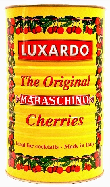 Luxardo Maraschino Cherries 5.6kg (approx 890 per tin), 5.6kg