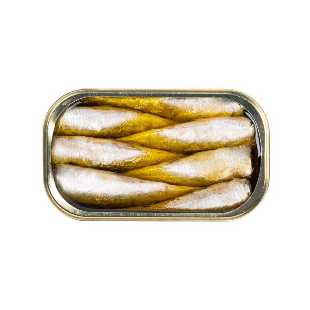 Maria Organic Spiced Small Sardines in EVOO, 90g - Image 2