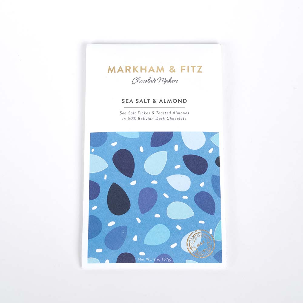 Markham & Fitz Sea Salt & Almond 60%, 2oz