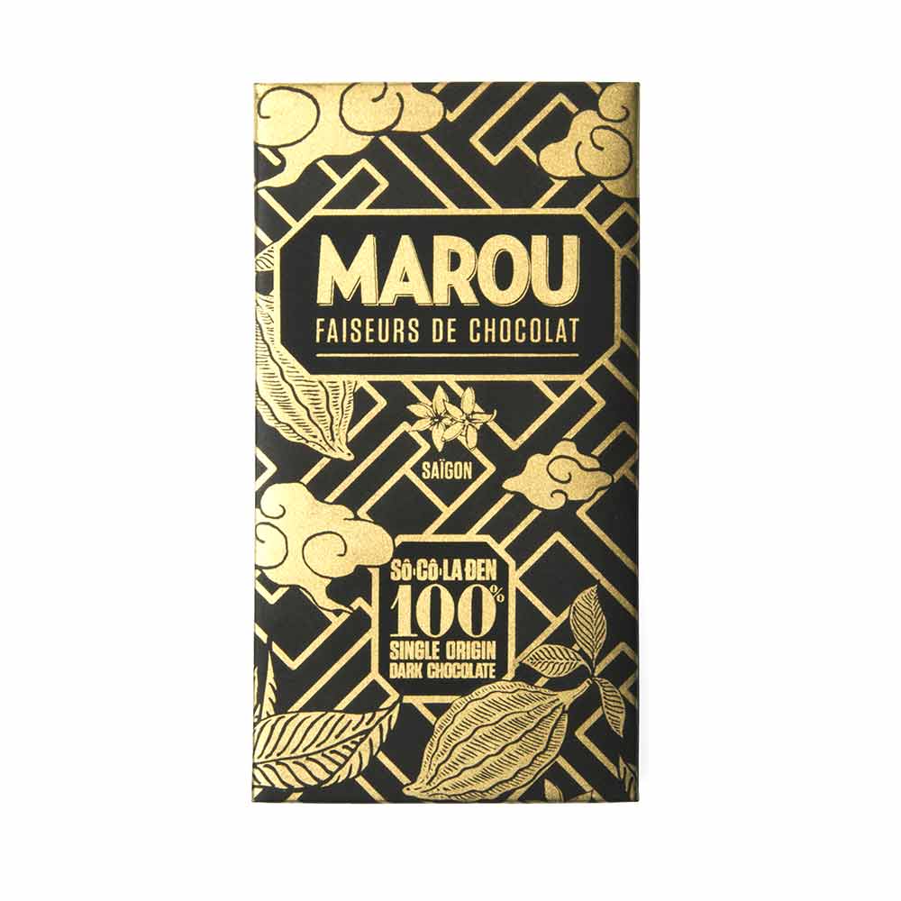 Marou 100% Dark Chocolate, 60g