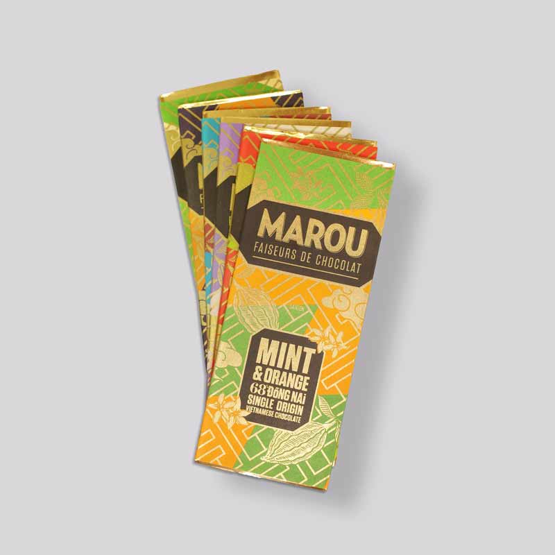 Marou 6 Piece Inclusion Mini Bar Gift Set, 6x24g - Image 2