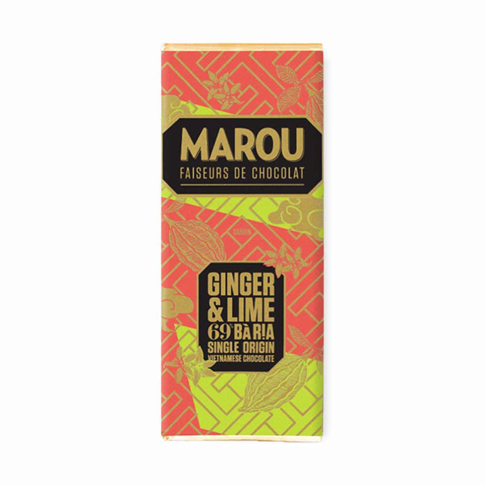 Marou Ba Ria Ginger Lime 69% Mini, 24g