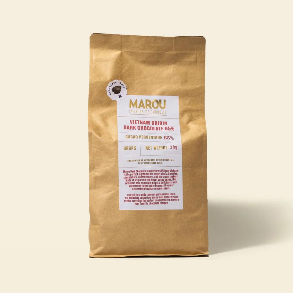 Marou Vietnam Origin Dark Chocolate 75%, 3kg