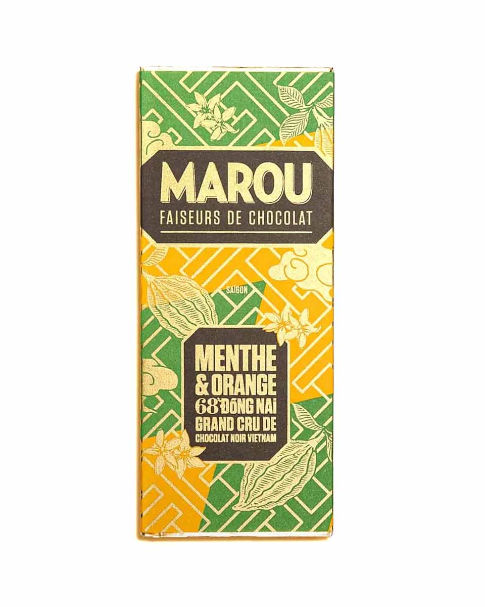 Marou Mint & Orange Dong Nai 64% Mini, 24g