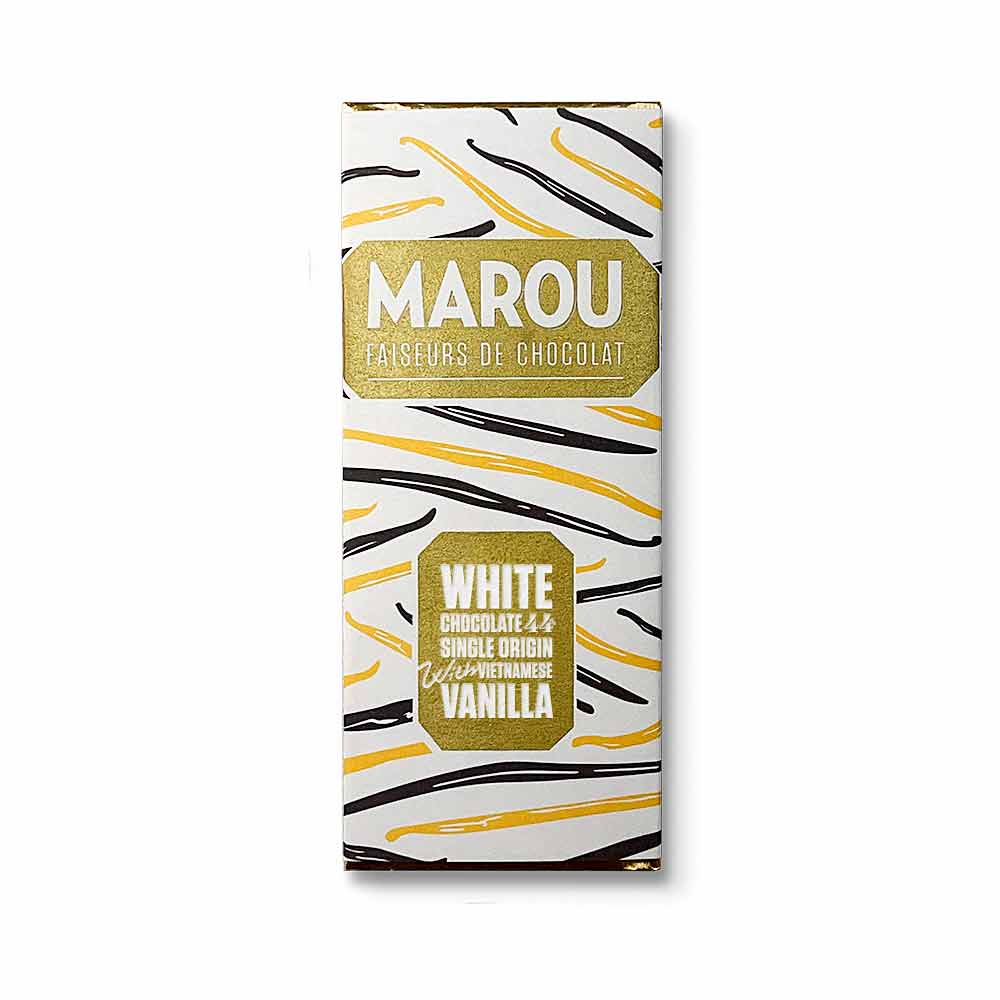 Marou White Chocolate with Vietnamese Vanilla 44% Mini, 24g