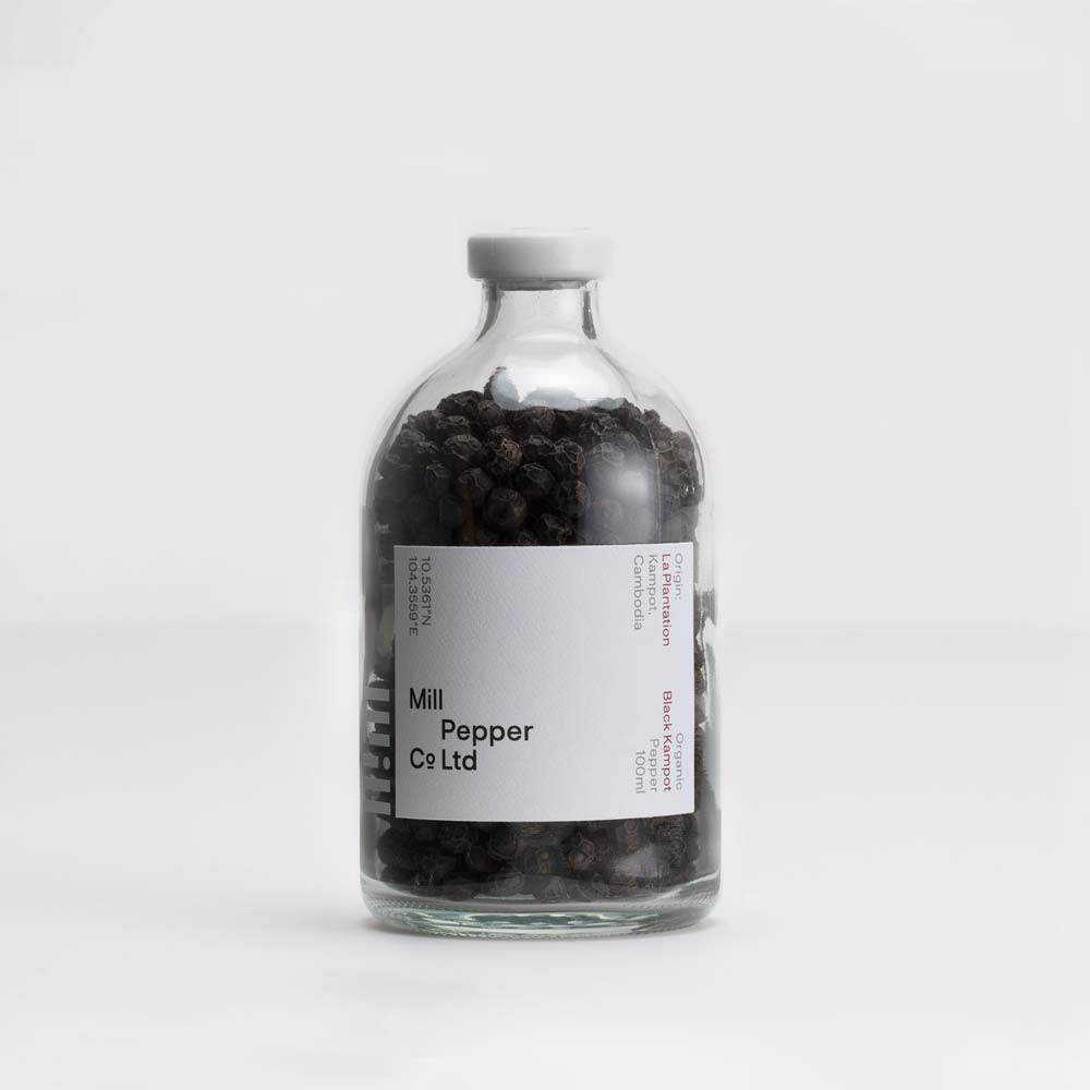 Mill Pepper Co. Black Kampot Pepper, 100ml - Image 2