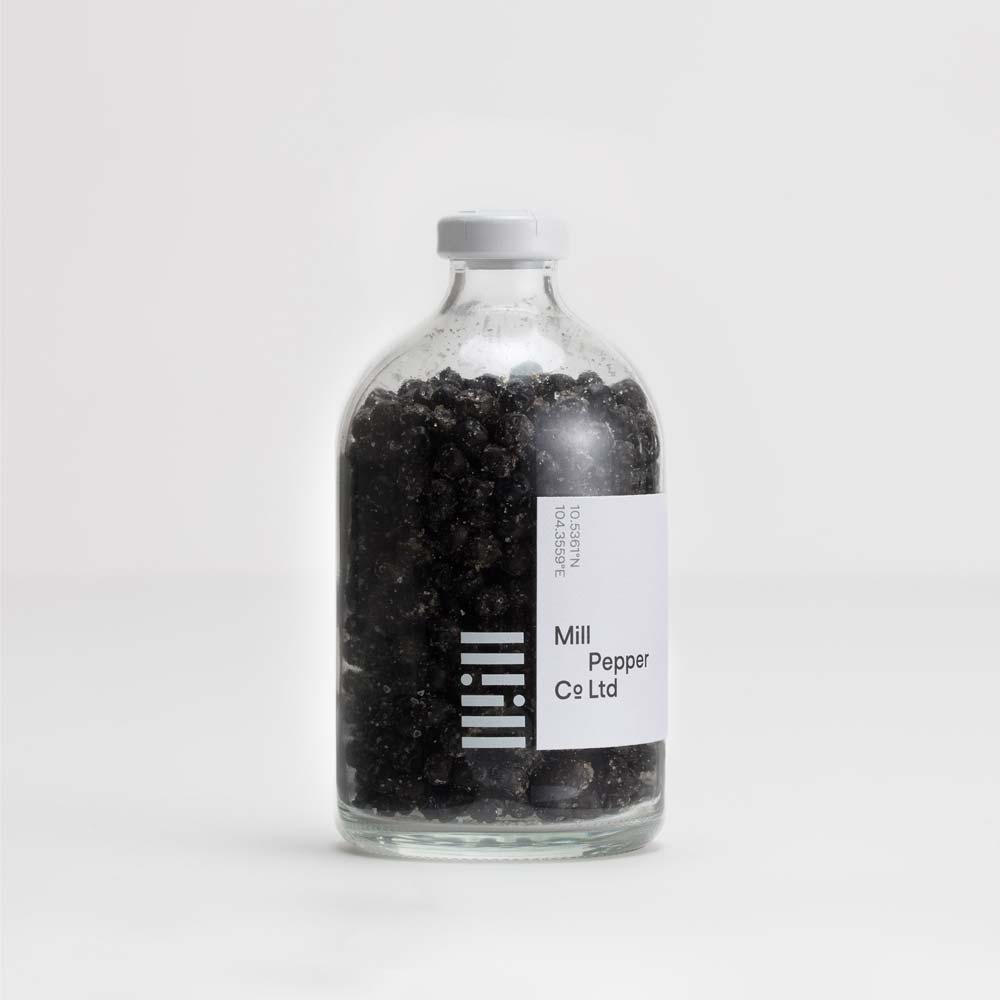Mill Pepper Co. Green Salt Cured Kampot Pepper, 100ml