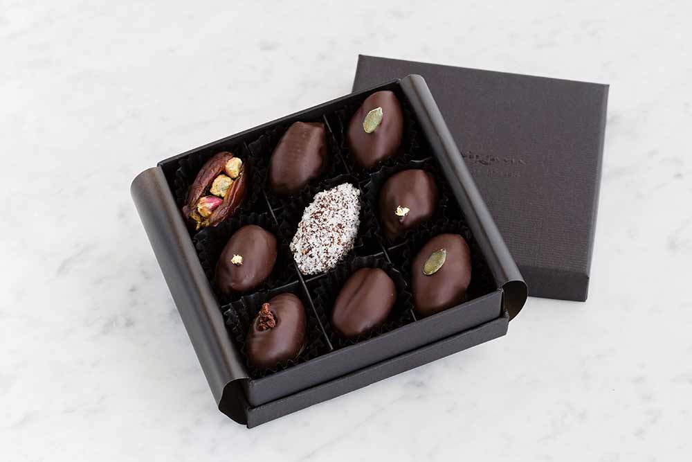 Mirzam Dark Chocolate Dates 9 Piece, 9pc - Image 2