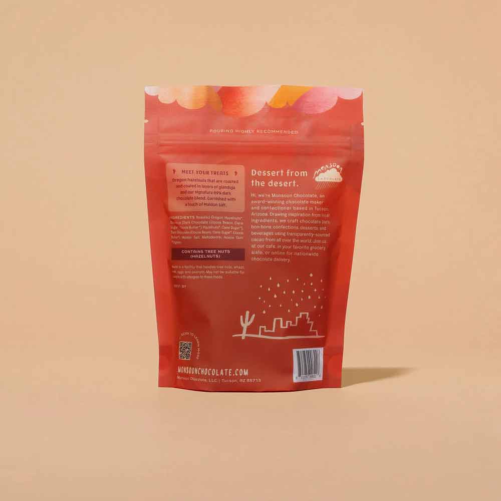 Monsoon Hazelnuts Covered in Dark Chocolate, 170g - Image 2