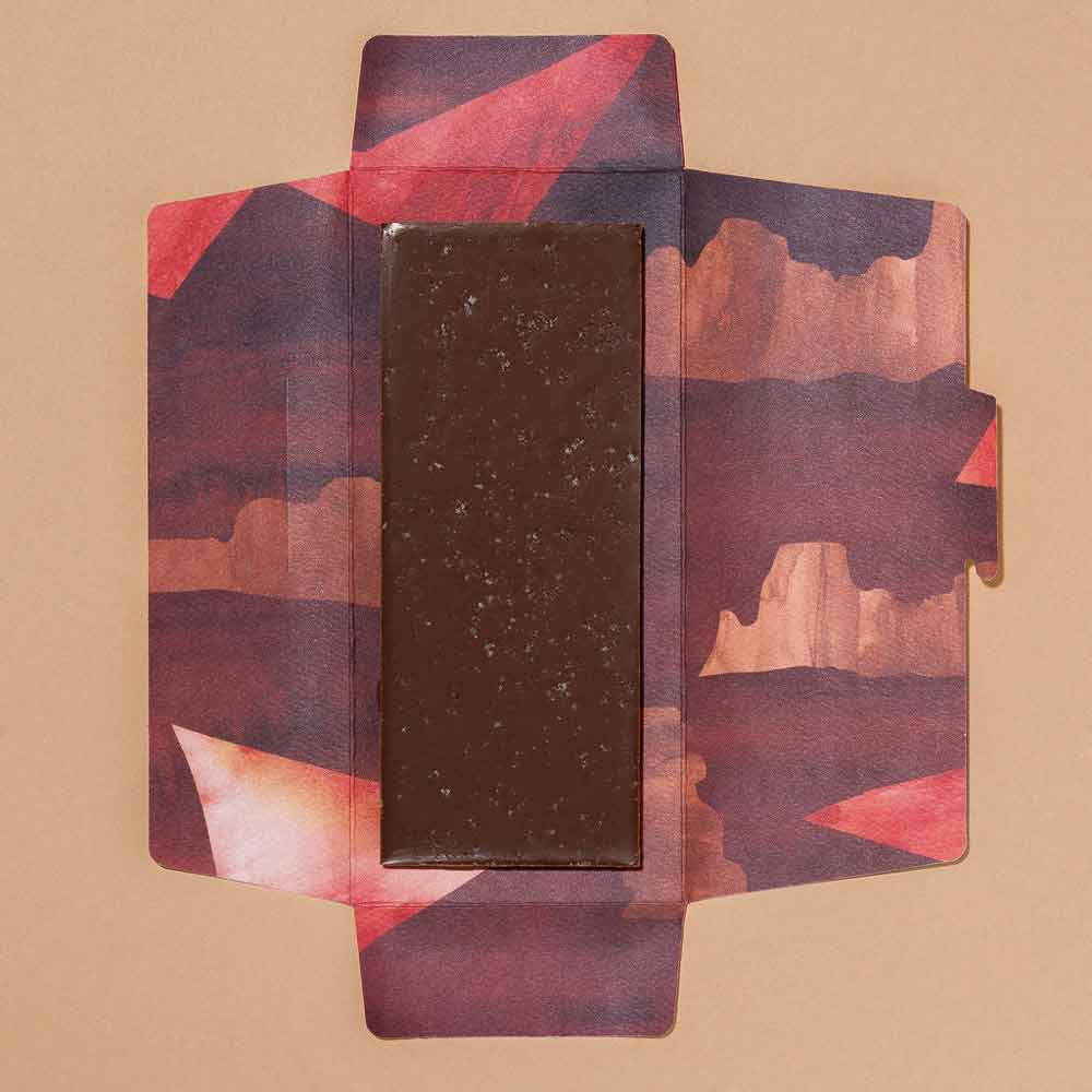 Monsoon Sonoran Sea Salt 40% Milk Chocolate, 50g - Image 2