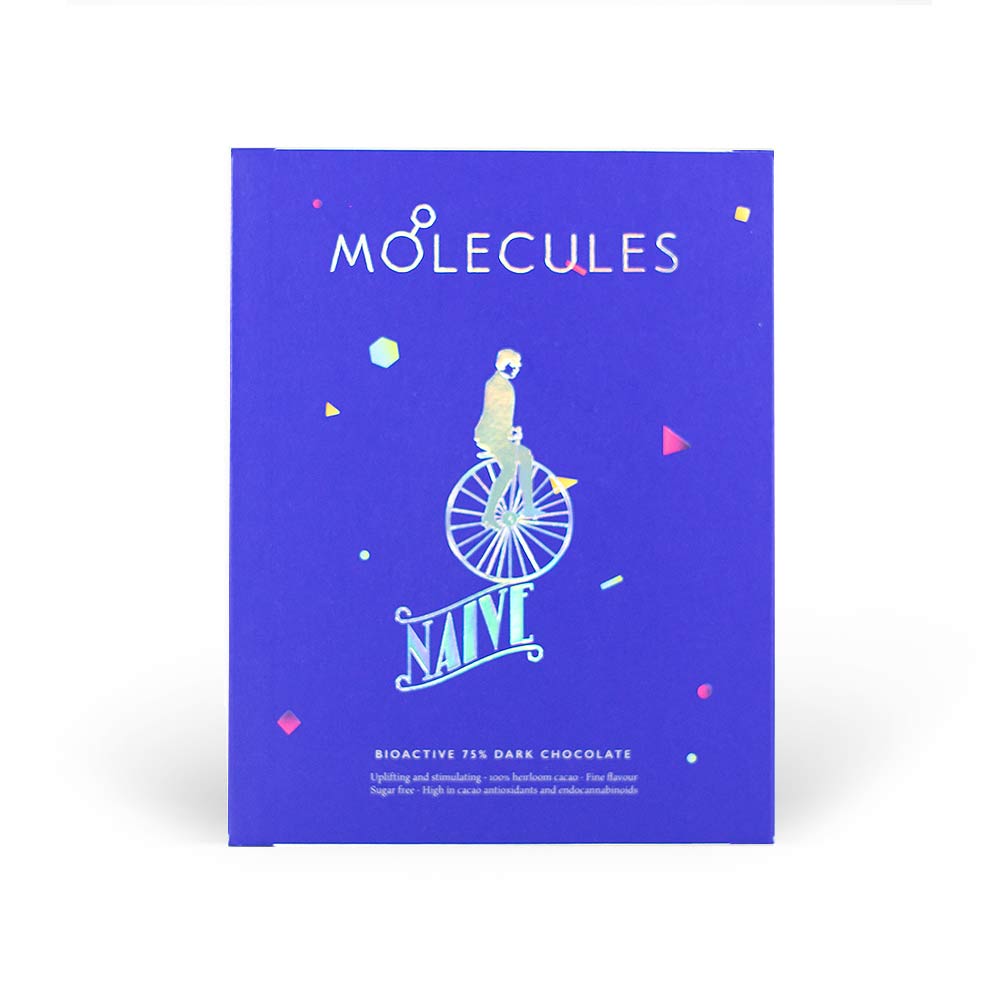Naive Molecules 75% Dark Chocolate, 50g