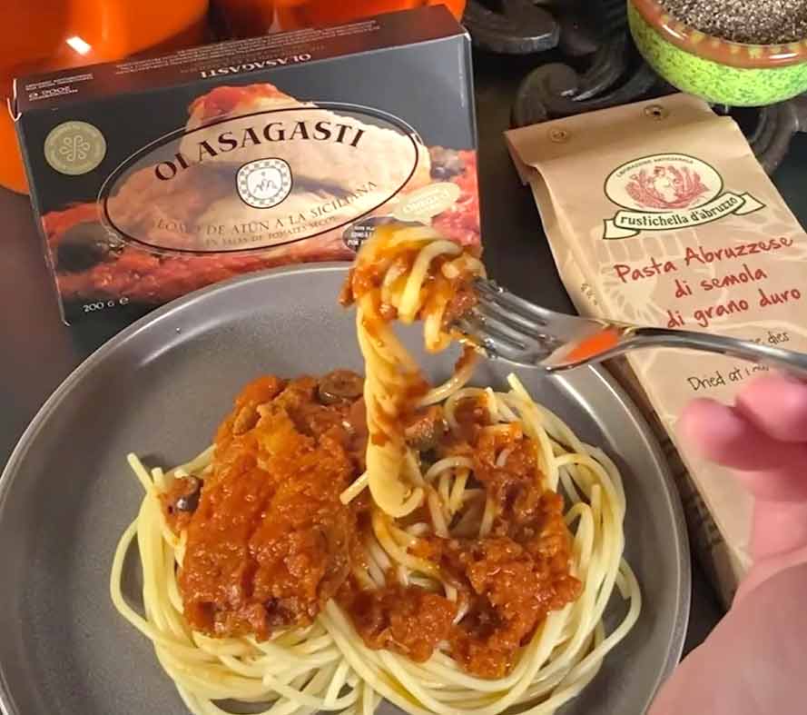 Olasagasti Tuna Fillets a la Siciliana (Sun Dried Tomato Sauce), 200g - Image 2