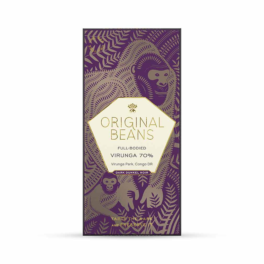 Original Beans Cru Virunga 70%, 70g