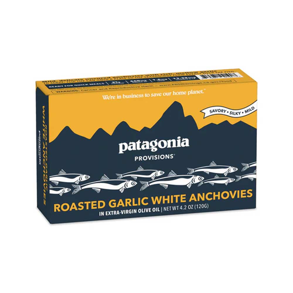 Patagonia Provisions Spanish Roasted Garlic White Anchovies, 4.2oz