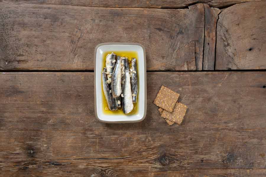 Patagonia Provisions Spanish Lemon Olive White Anchovies, 4.2oz - Image 2