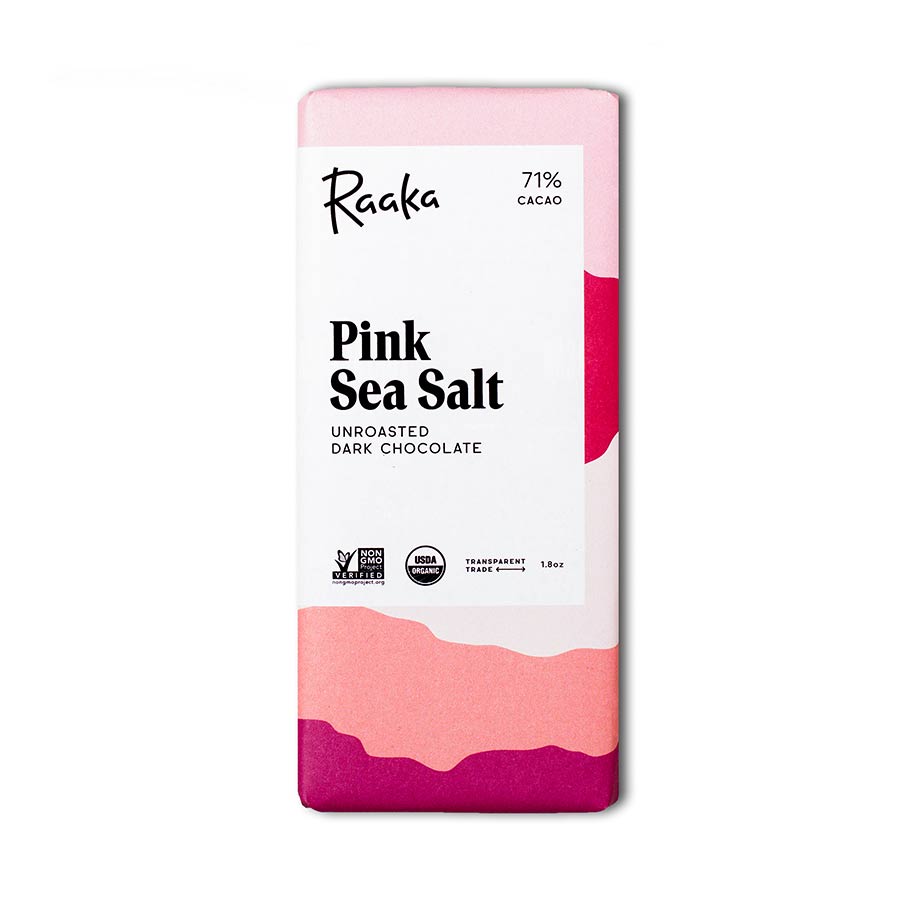 Raaka Pink Sea Salt 71%, 1.8oz