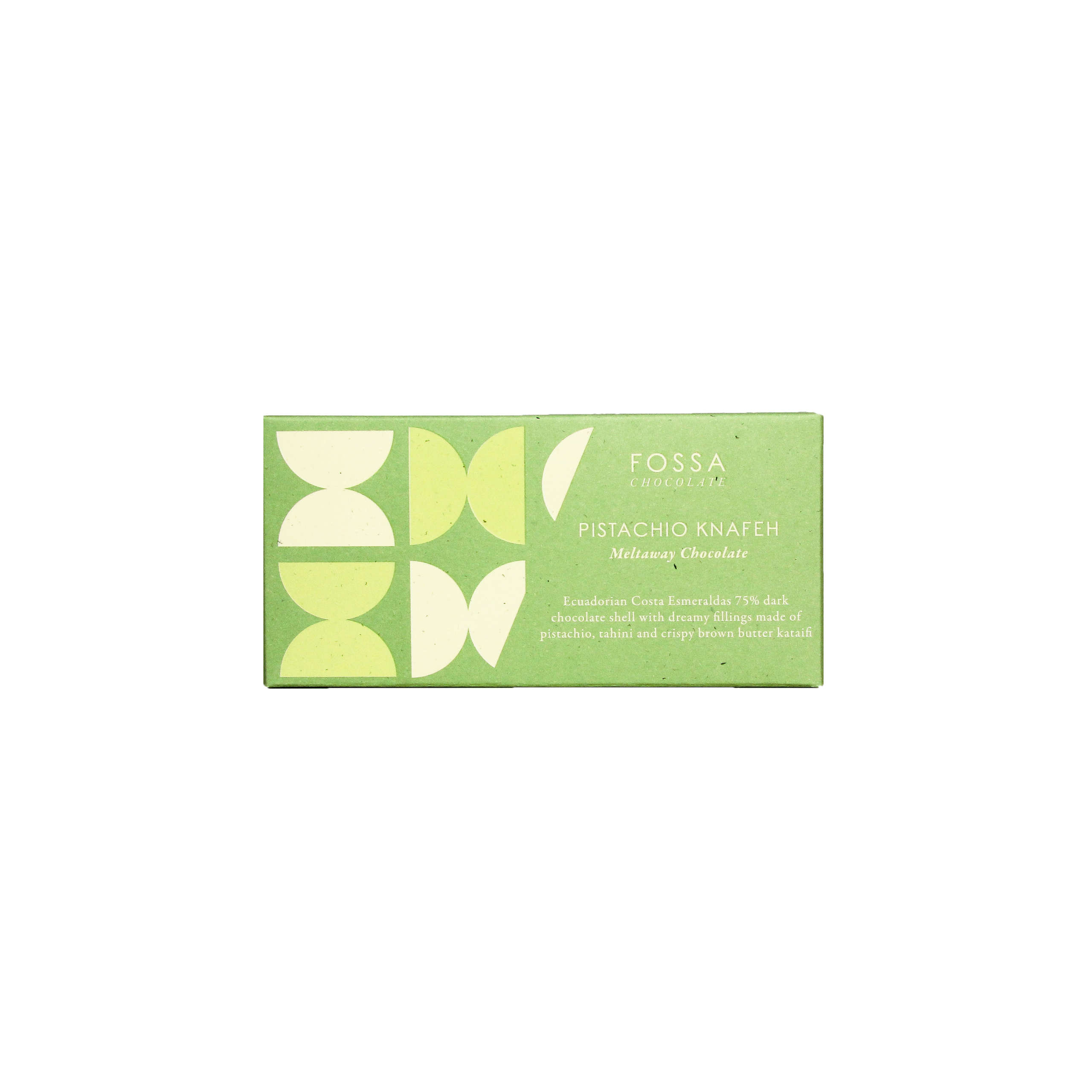 Fossa Pistachio Meltaway Knafeh Chocolate, 70g