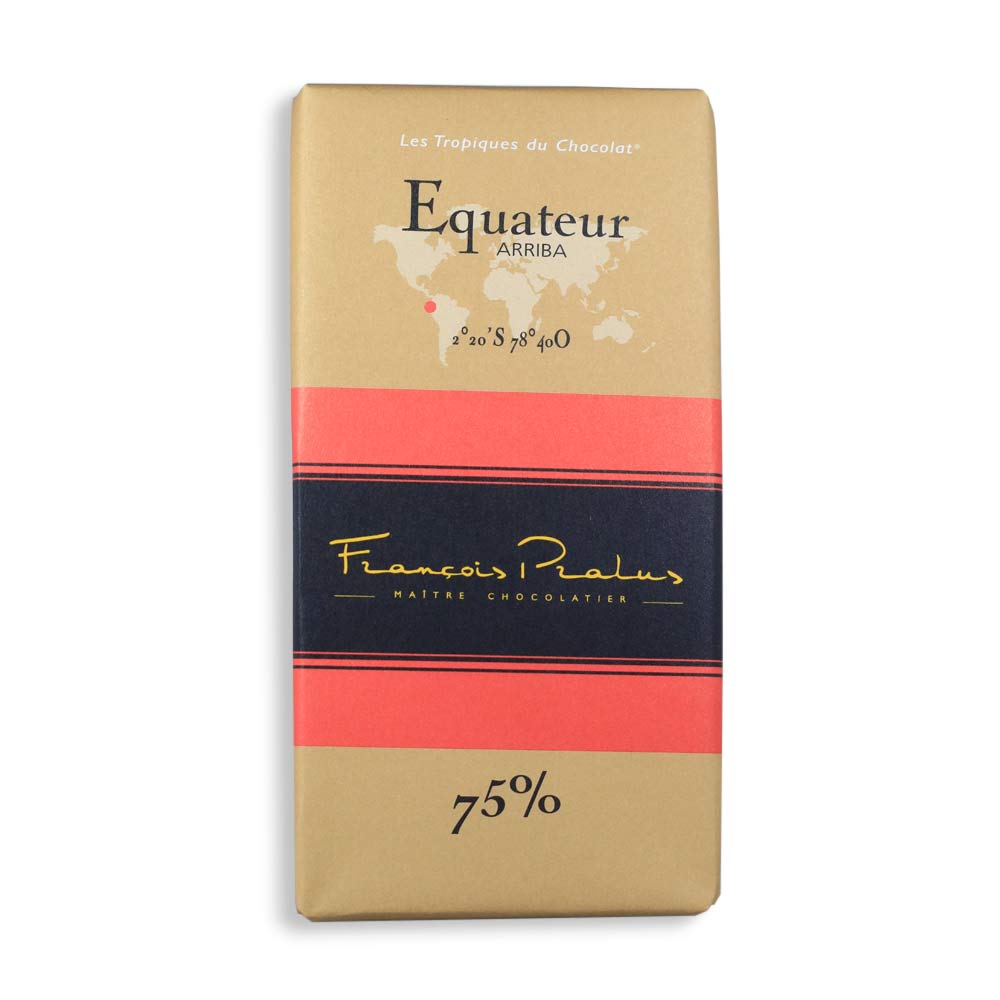 Pralus Tablette Equateur Organic 75%, 100g