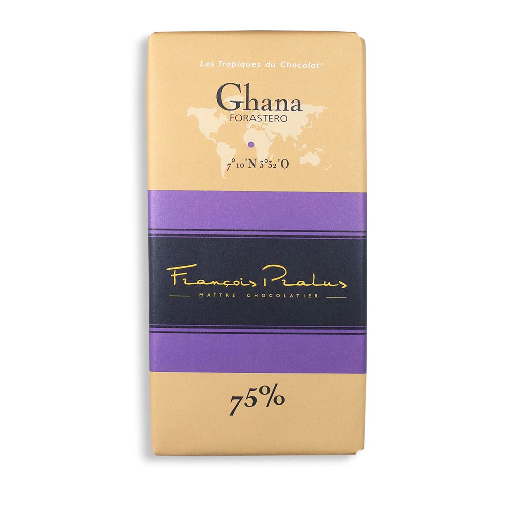 Pralus Tablette Ghana 75%, 100g
