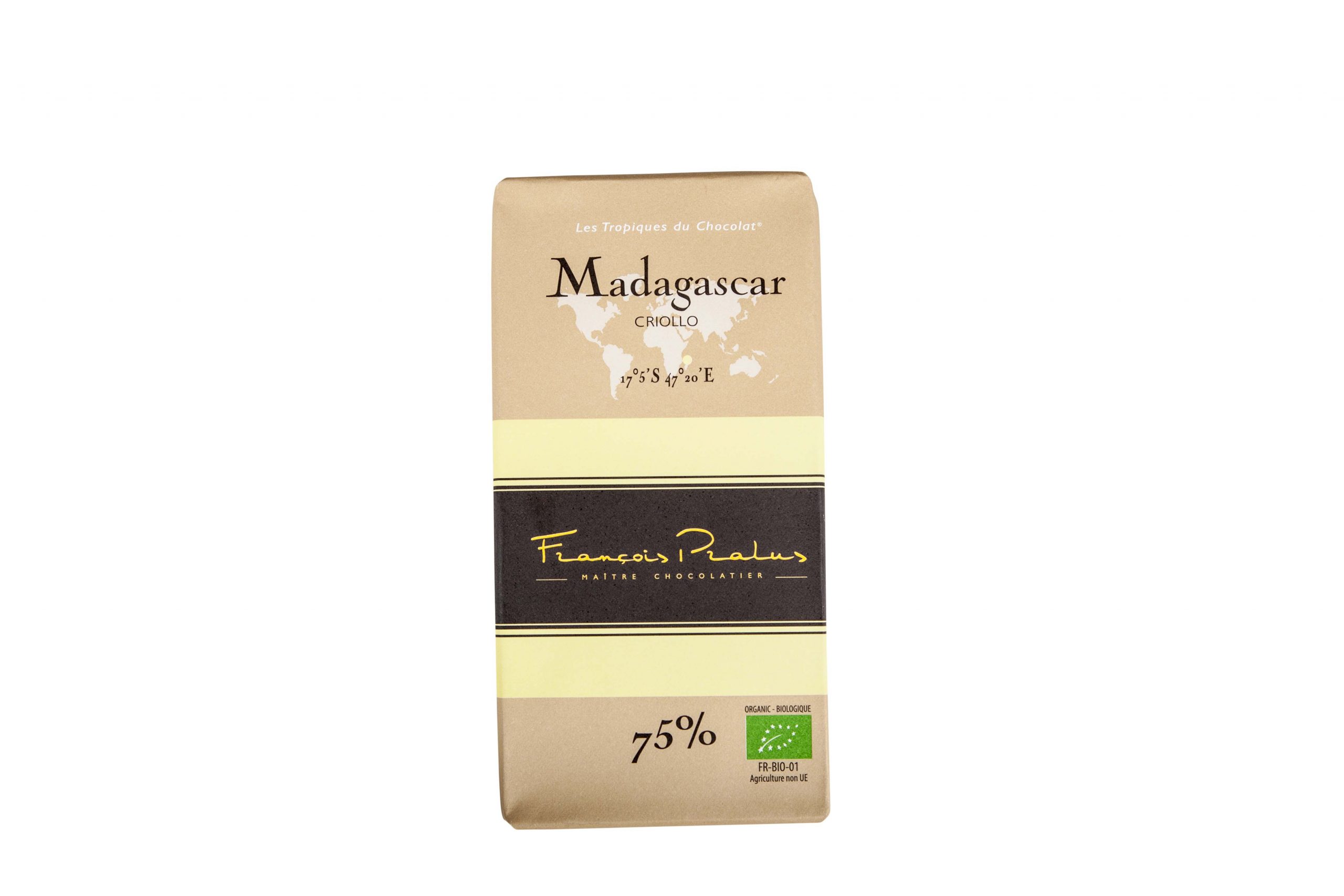 Pralus Tablette Madagascar Organic 75%, 100g