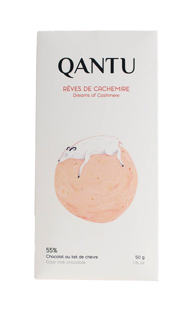 Qantu Goat Milk, Dreams of Cashmere 55%, 50g