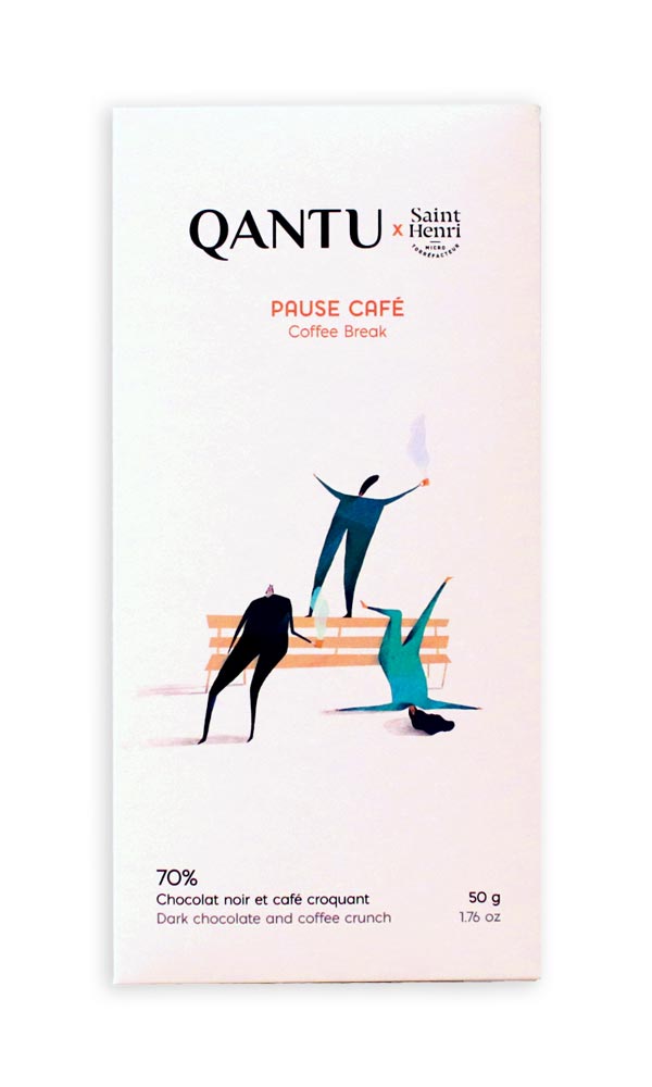Qantu Pause Café 70% (Limited Edition), 50g