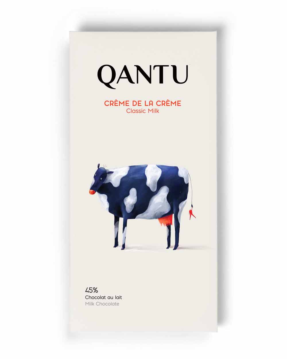 Qantu Crème de la Crème Classic Milk Chocolate 45%, 50g