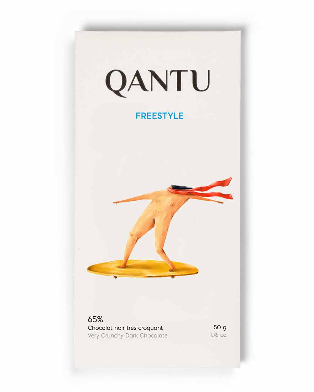 Qantu Freestyle 65% Rough Ground Chocolate, 50g