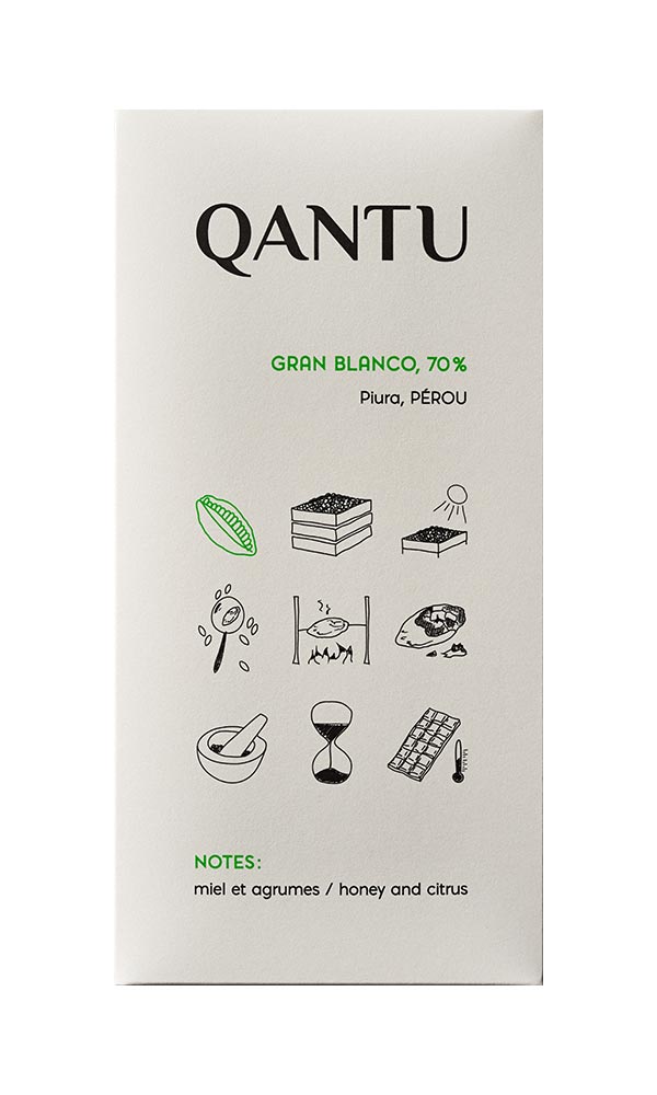 Qantu Gran Blanco 70%, 50g