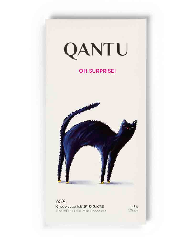 Qantu Oh Surprise! Milk Chocolate Without Added Sugar, 50g - Image 4