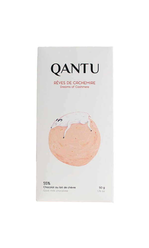 Qantu Goat Milk, Dreams of Cashmere 55%, 50g - Image 2