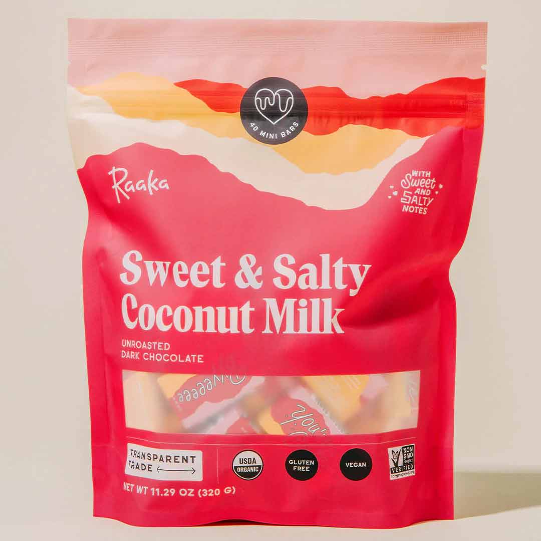 Raaka Sweet & Salty Mini Bars, 11.29 oz