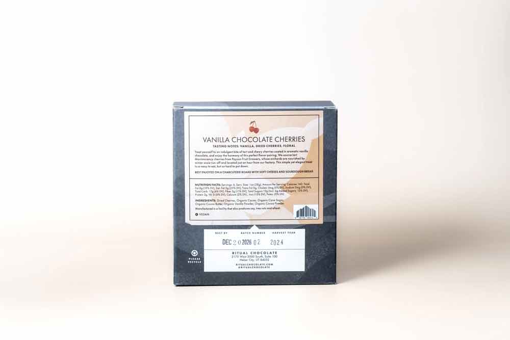 Ritual Vanilla Chocolate Cherries, 6oz - Image 3