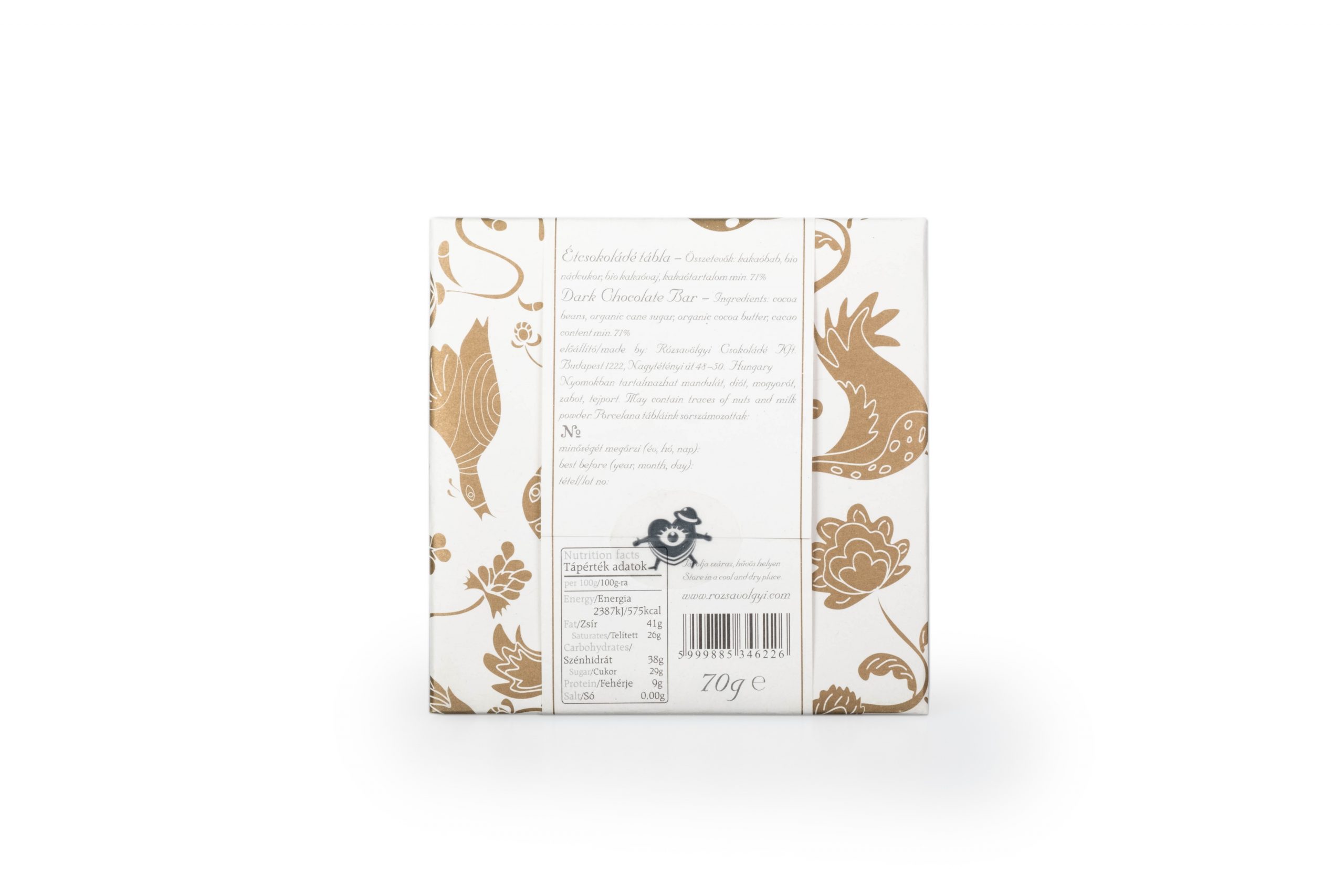 Rozsavolgyi Porcelana 71%, 70g - Image 3