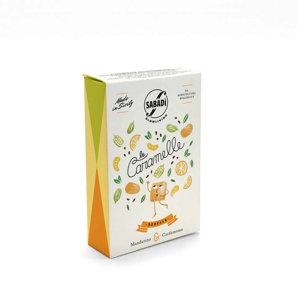 Sabadi Dedella Hard Candy w/ Orange Blossom Honey, Mandarin, & Cardamom, 40g