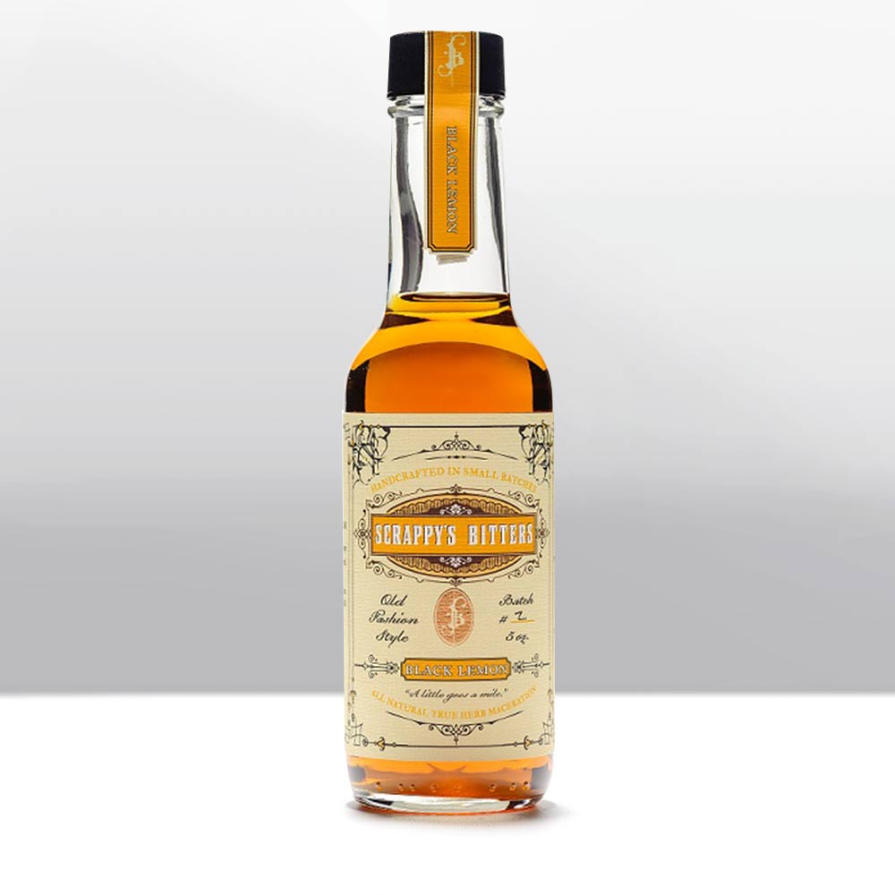 Scrappy's Black Lemon Bitters, 5oz