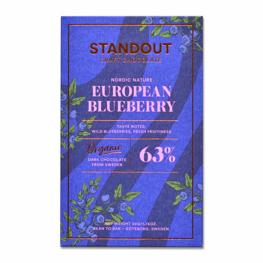 Standout Nordic Nature, European Blueberry 63%, 50g