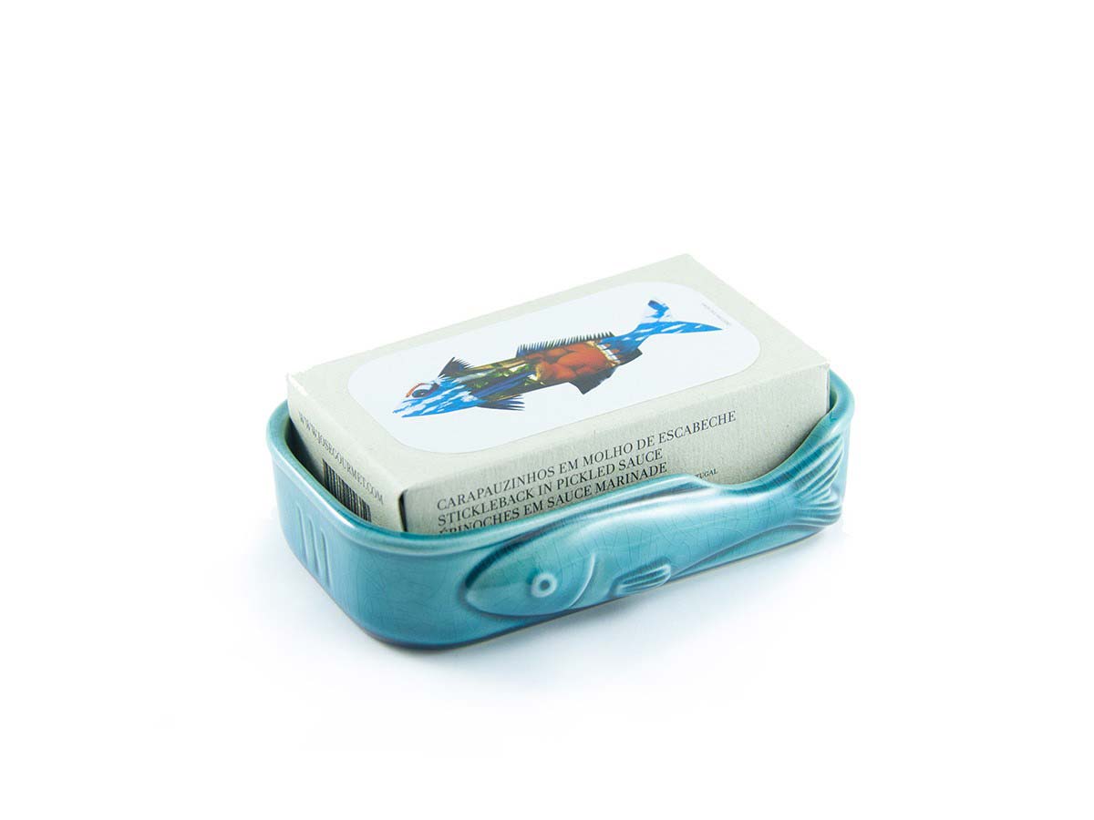 Jose Gourmet Fish Ceramic Blue Jade, 1ea - Image 2