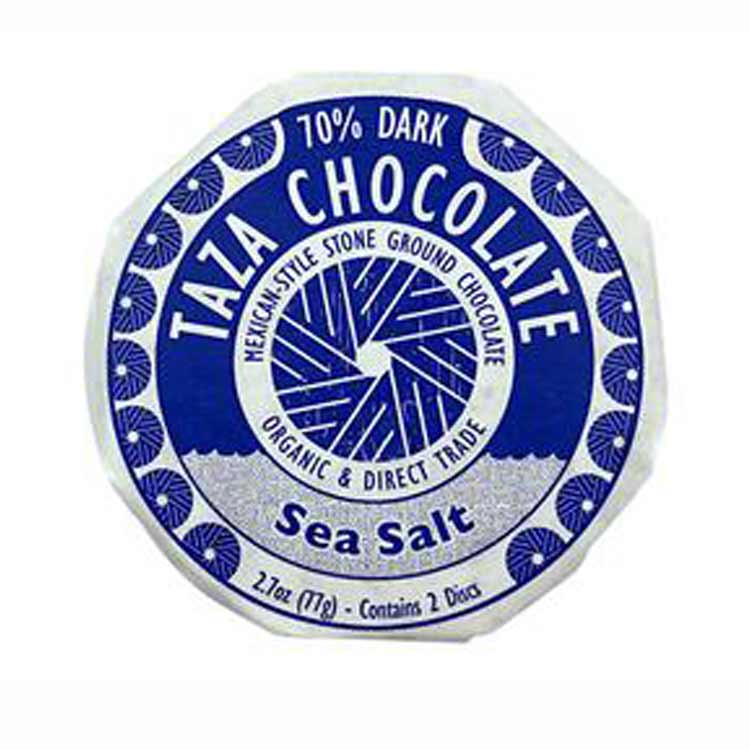 Taza Mexicano Sea Salt 70% Dark Disc, 2.7oz