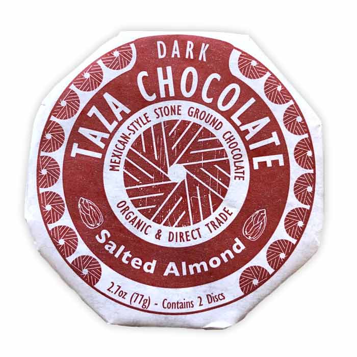 Taza Mexicano Salted Almond 40% Dark Disc, 2.7oz