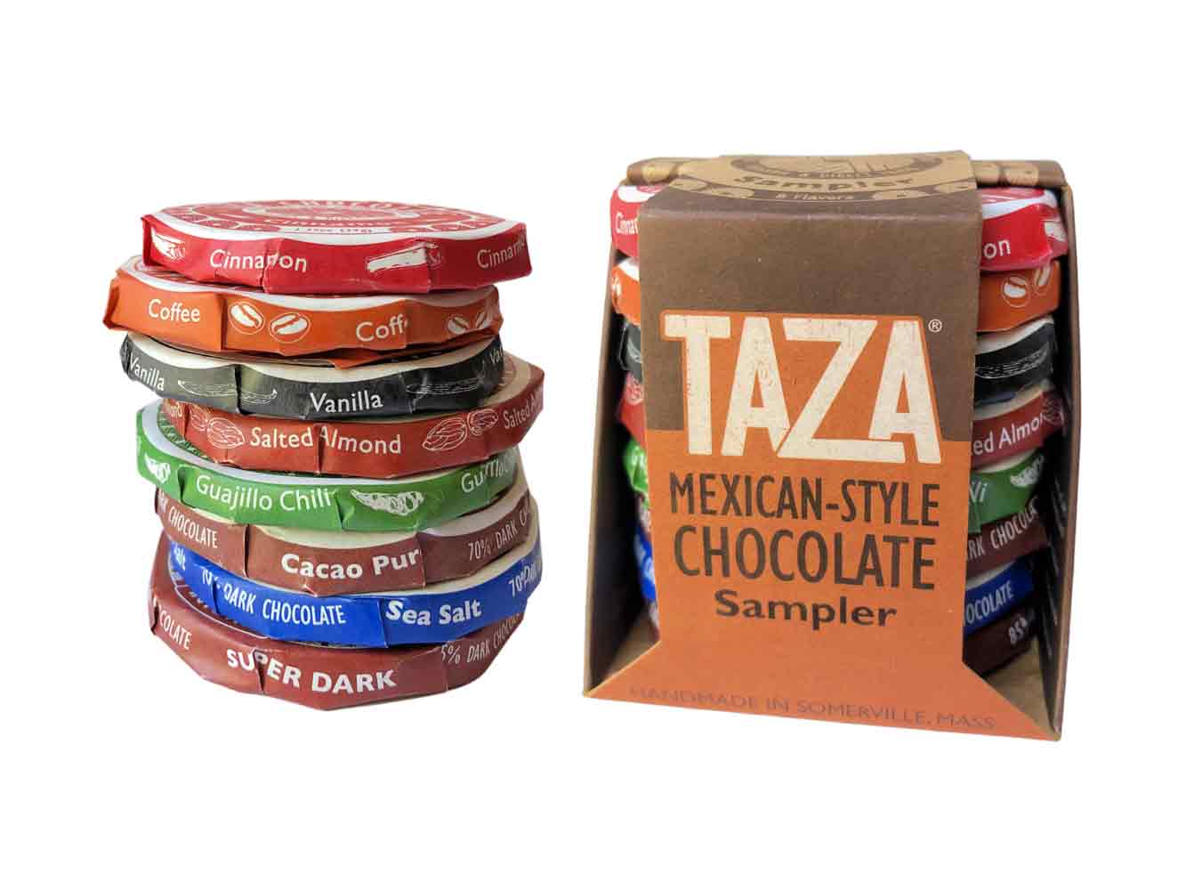 Taza Mexicano Sampler (8 x 1.3 oz Discs) Gift, 1oz