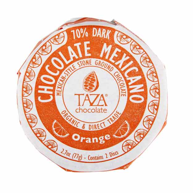 Taza Mexicano Orange 50% Dark Disc, 2.7oz