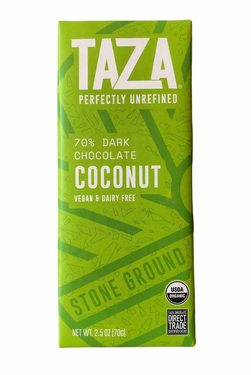 Taza Organic Coconut 70%, 2.5oz