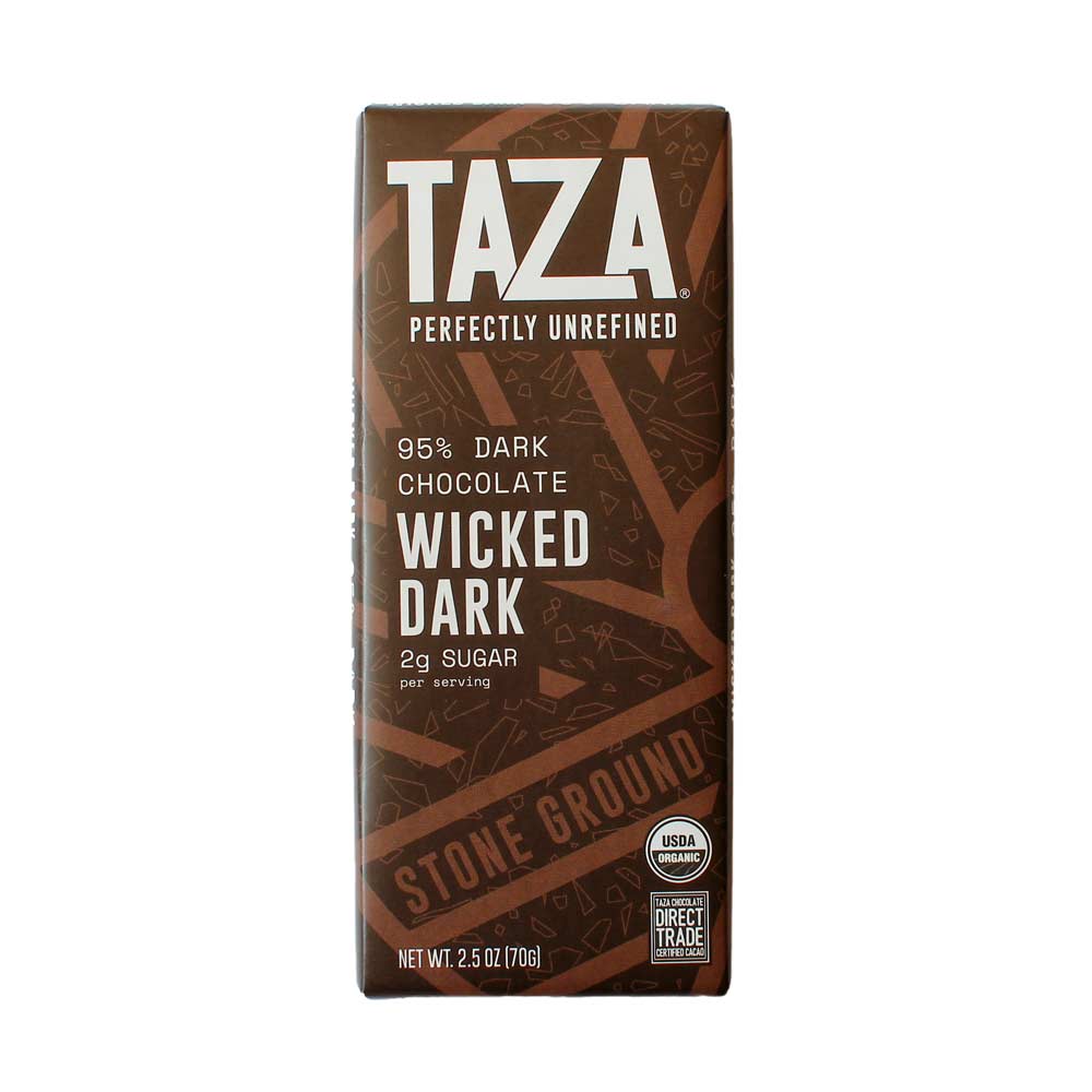 Taza Organic Wicked Dark 95%, 2.5oz
