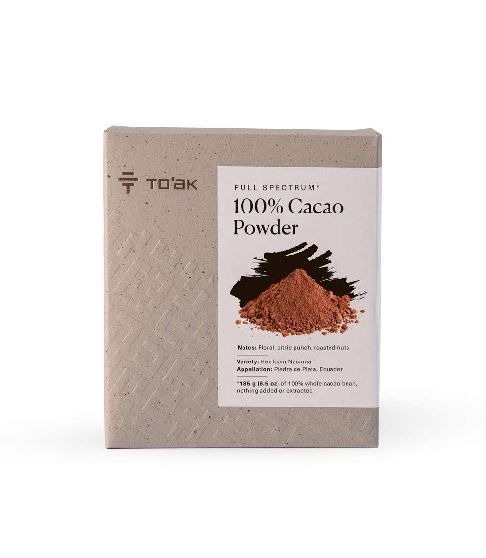 To'ak Essentials 100% Full Spectrum Cacao Powder, 185g