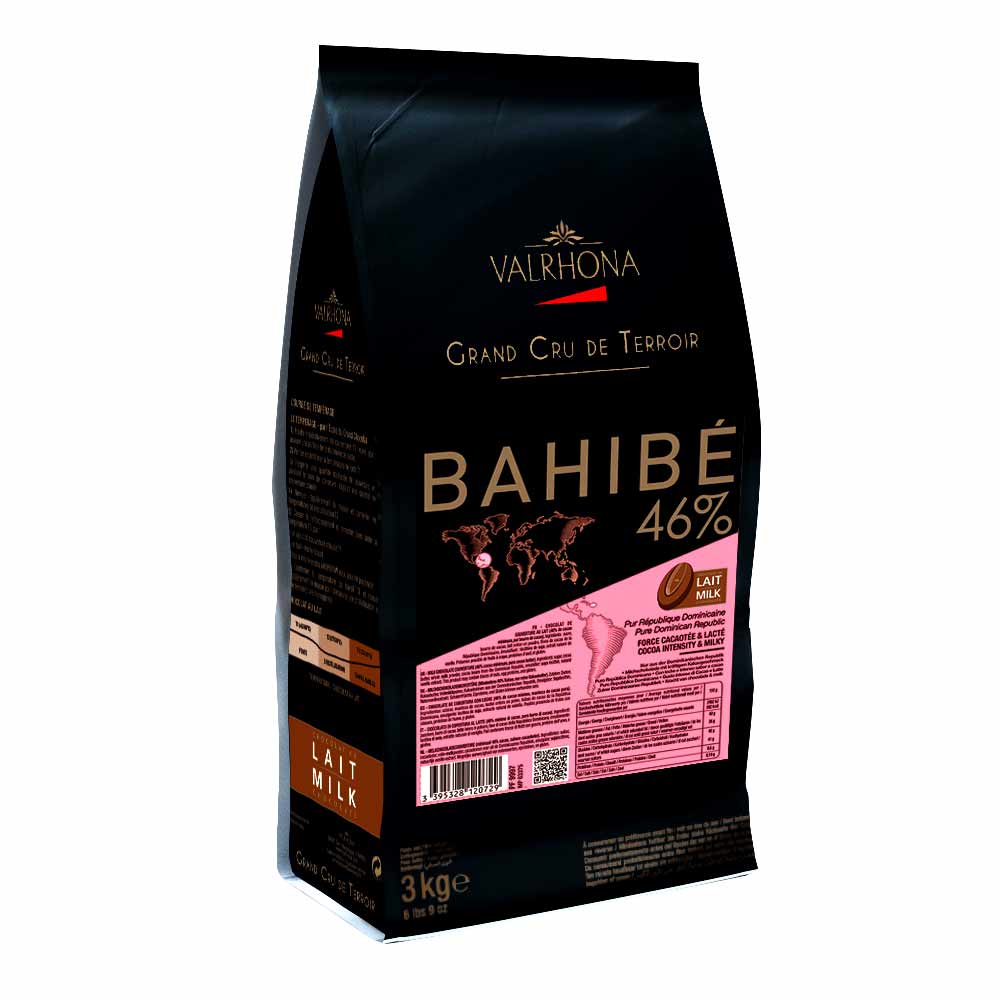Valrhona Bulk Feves Bahibe Milk 46%, 3kg
